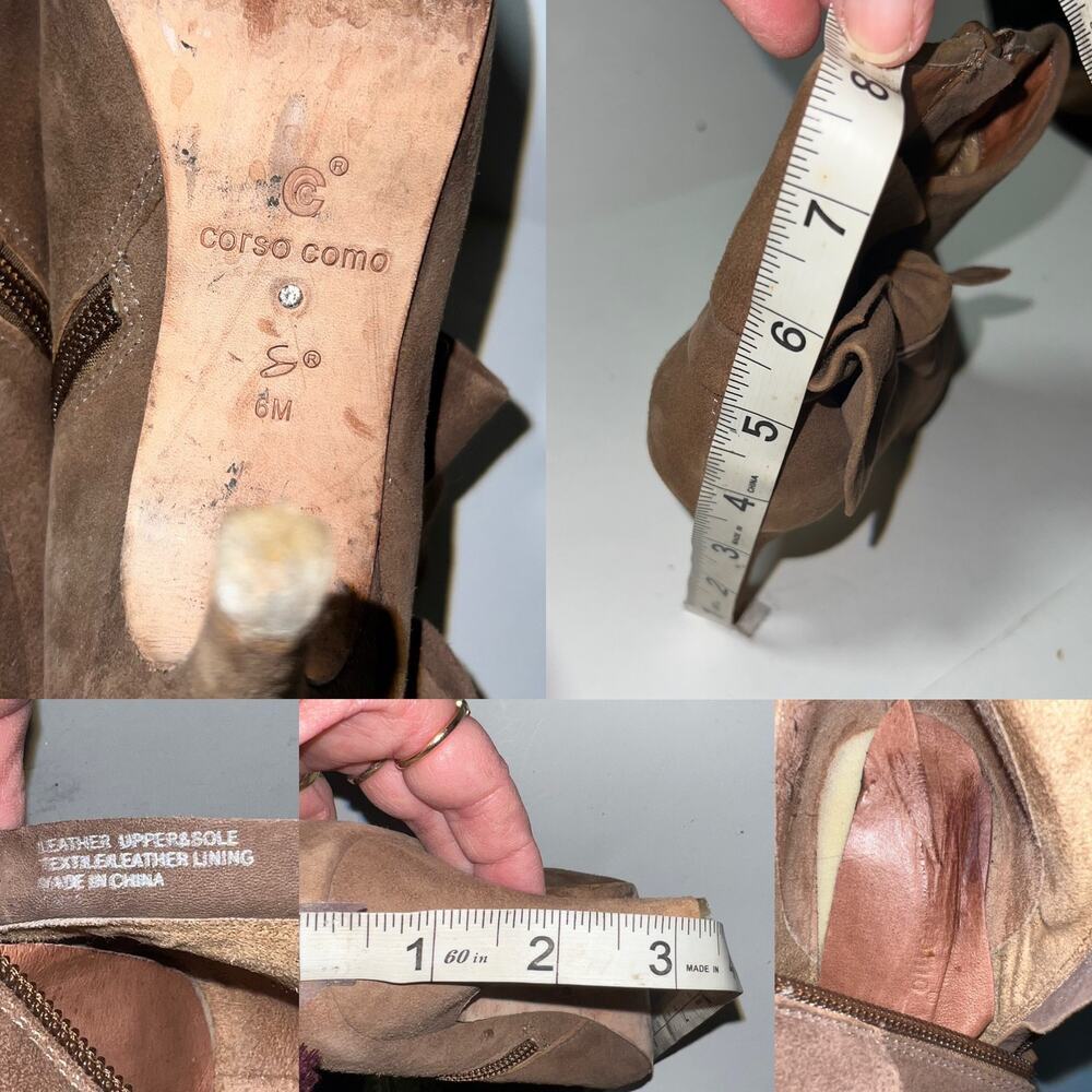 Corso Como Women's Dali Ankle Boots Taupe London 6M - Picture 11 of 12